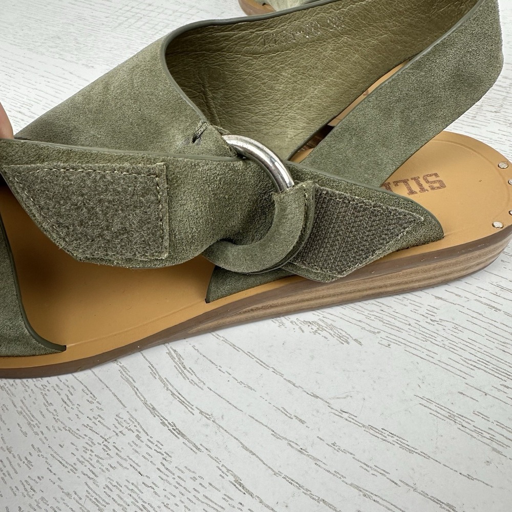 Silent D Olive Risa-To Sandals Women's 38 (US 7/7.5) - Picture 6 of 9
